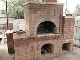 Мангал с коптилкой