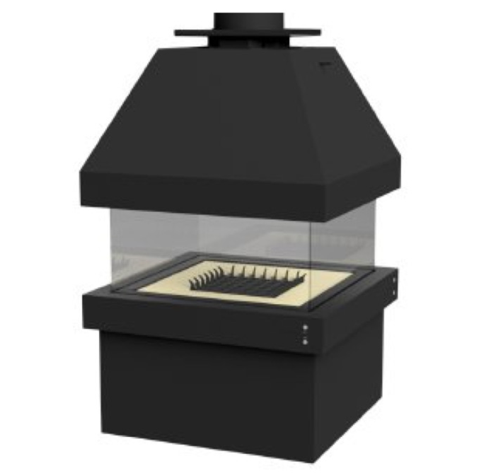Четырех сторонний камин Gavryliv&Sons Servo Slider 4d