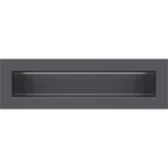 Решетка Kratki LUFT SF графитовая 6х20 см