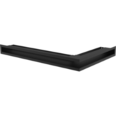 Решетка Kratki LUFT SF черная угловая- 60х40х6 см