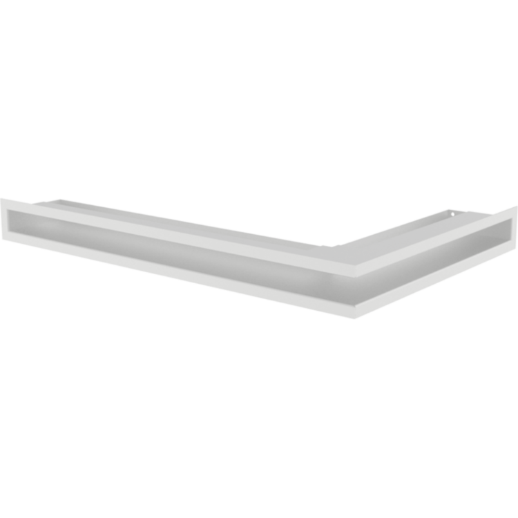 Решетка Kratki LUFT SF белая угловая- 60х40х6 см