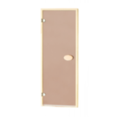 Двери для сауны стандартные, бронза 70х190 см 8 мм