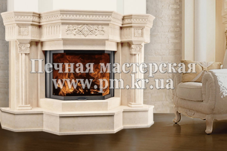 Мраморная каминная облицовка - СОФИЯ Мраморная каминная облицовка - СОФИЯ
