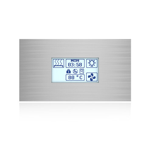 Пульт керування Sawo Innova Stainless Steel Touch INT-S-SST з блоком потужності INP-C Пульт керування Sawo Innova Stainless Steel Touch INT-S-SST з блоком потужності INP-C