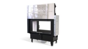 Стальная каминная топка DEFRO HOME INTRA  LA T G