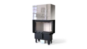Стальная каминная топка DEFRO HOME INTRA SM B(L/P) SLIM G